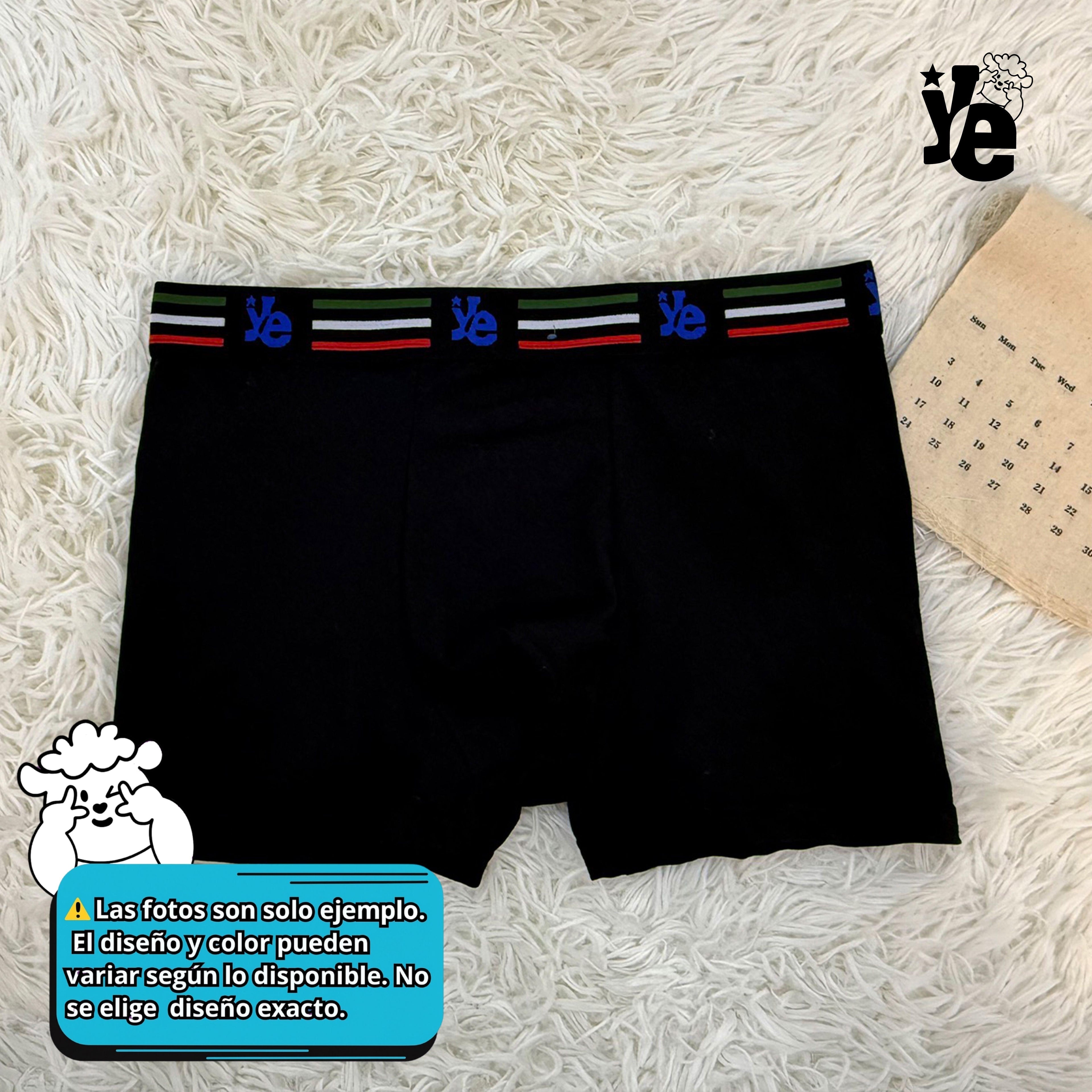 Bóxer Mayoreo para Caballero Ropa Interior Hombre Cómodo Ligero Transpirable y Funcional Ye Store