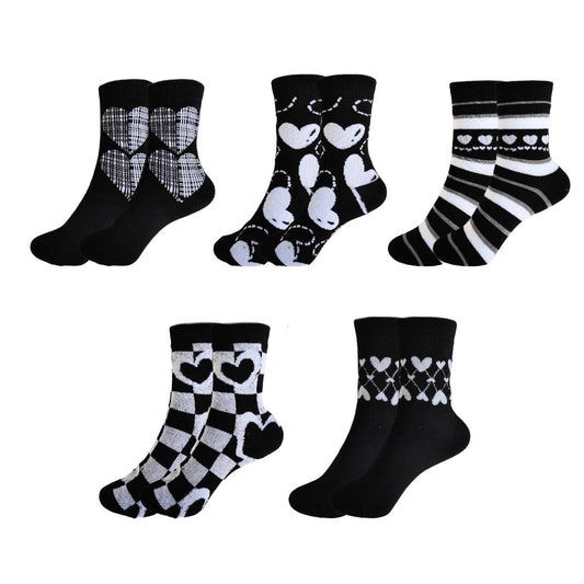 Calceta Animada 3/4 Para Dama Paquete 12 Pares Docena a la Pantorrilla Ye Store