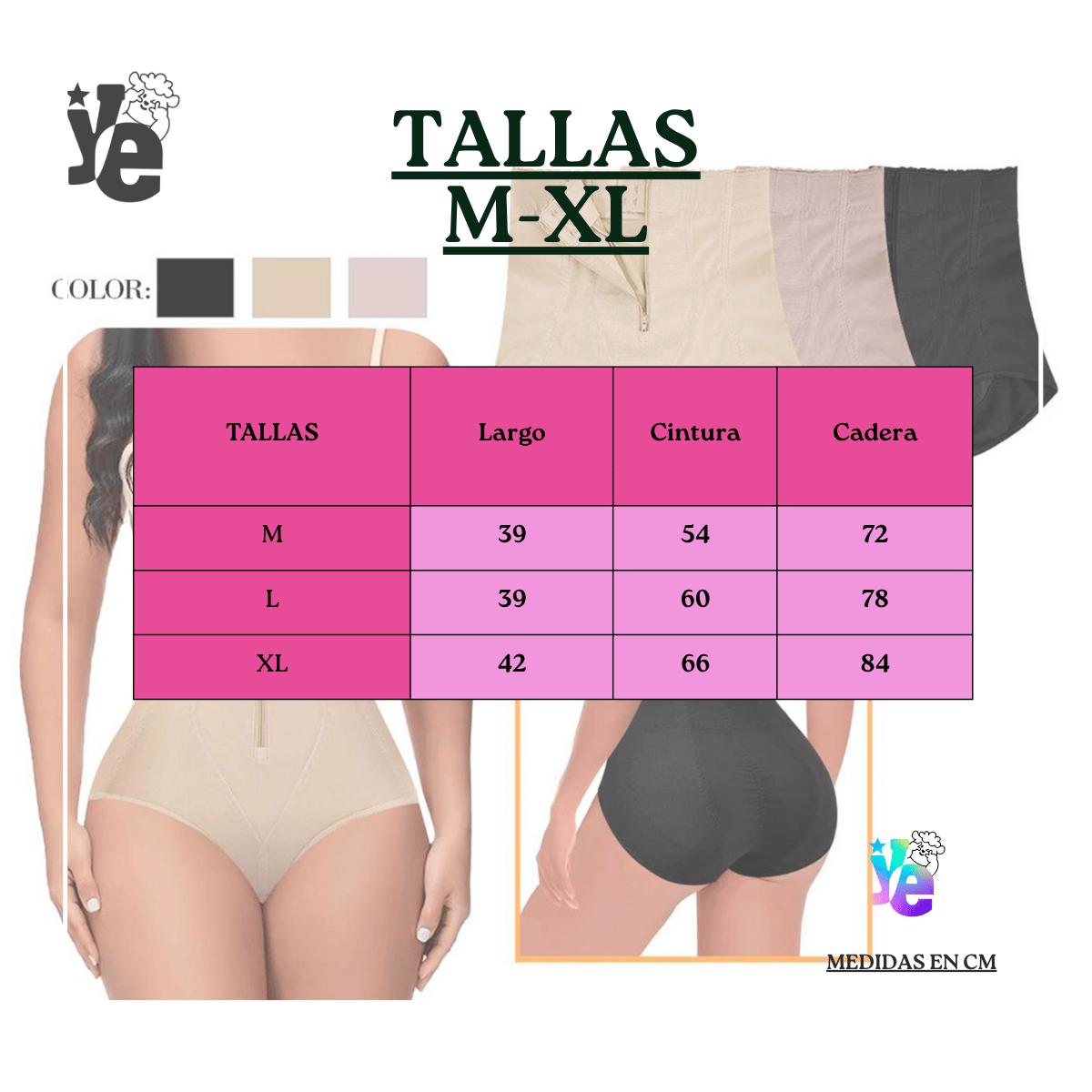 Panti con faja moldeadora cintura alta cierre 1 pieza Ye Store