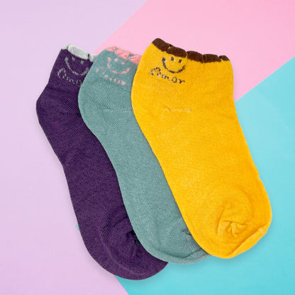 Calceta Tobillera Para Dama Paquete 10 Pares Cómodos Algodón Lindos Suaves Estampado Ye Store