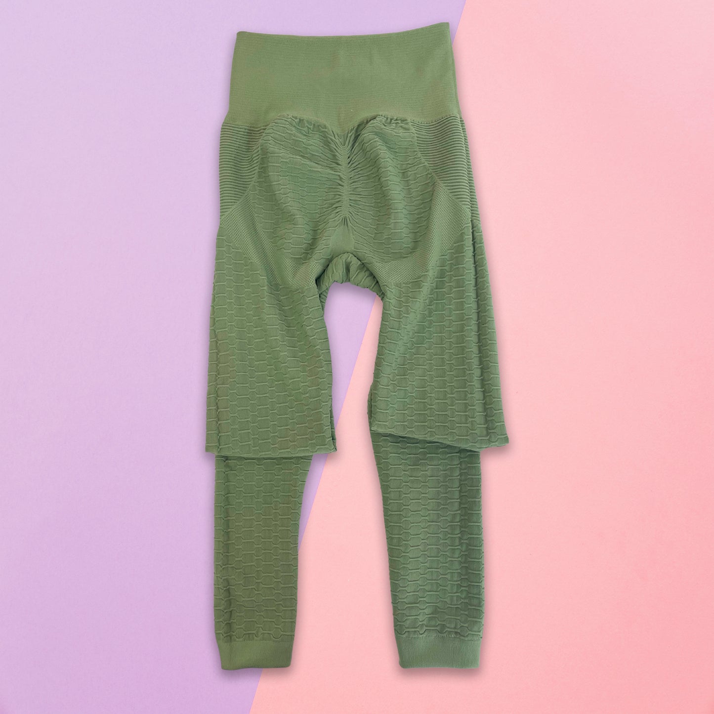 Legging para Dama 1 Pieza con Textura Push Up en Varias Colores para Mujer Cómodo y Estiloso Ajuste Favorecedor Ye Store